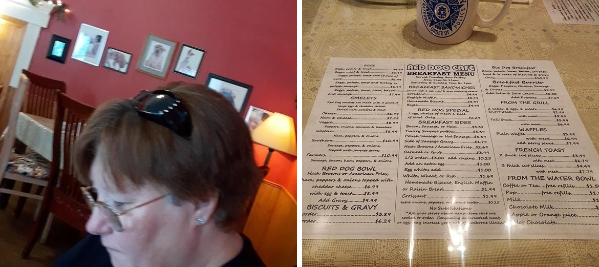 Red Dog Cafe Menu