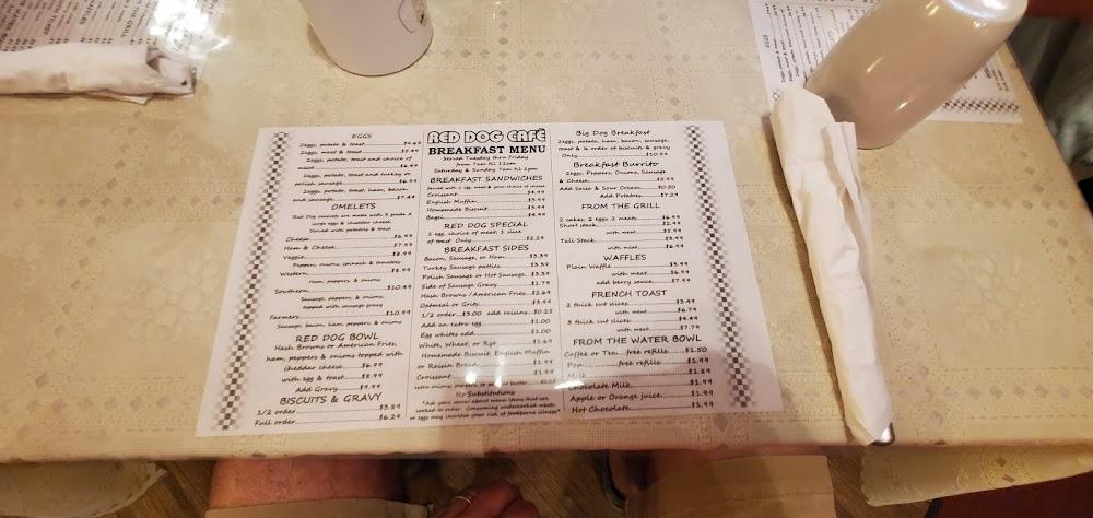 Red Dog Cafe Menu image 4